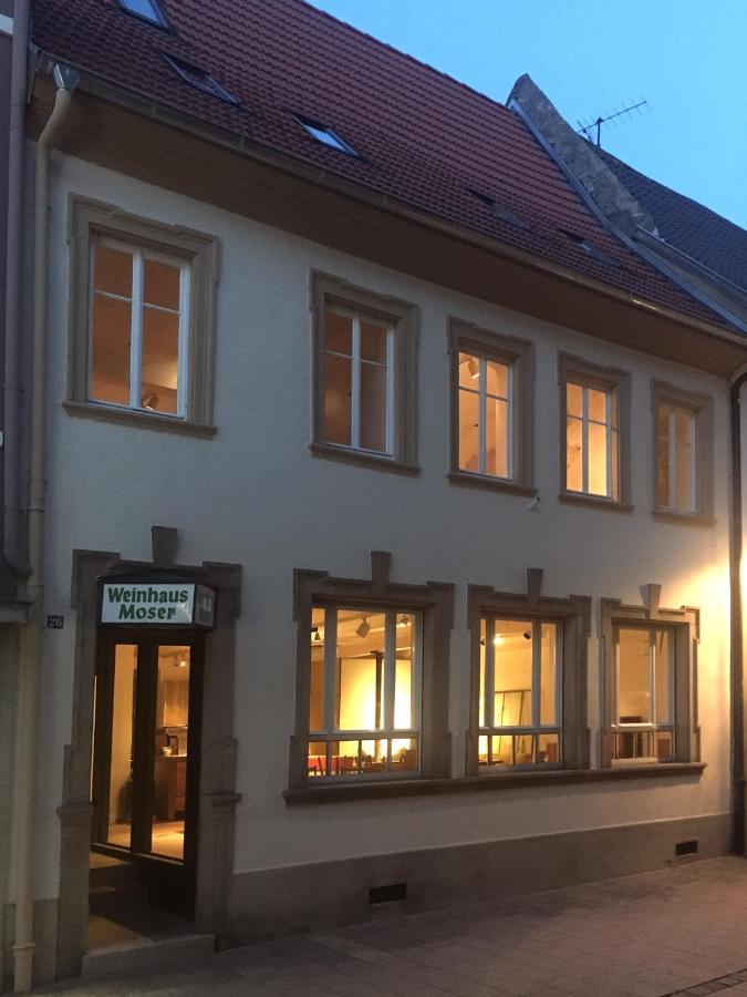 Boutique-Ferienwohnung Im Alten Weinhaus Moser Grünstadt Exterior foto